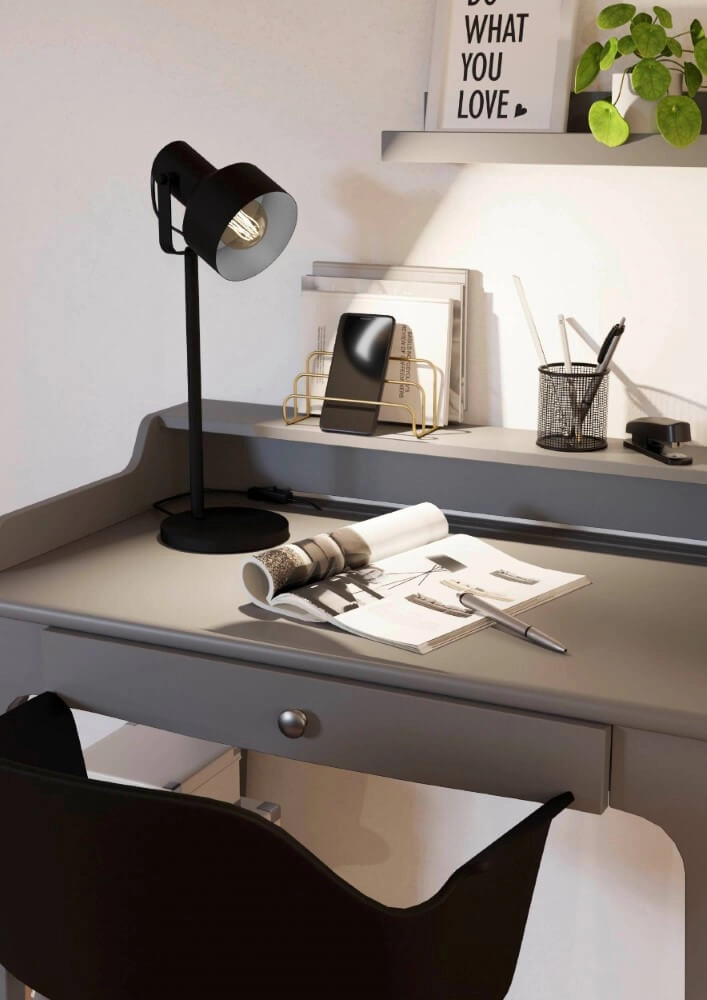 Lampe de bureau noire Casibare Eglo 9002759995546