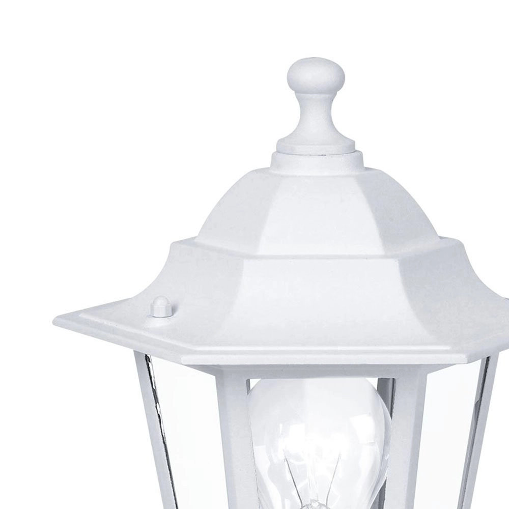 Lampadaire Jardin Laterna 5 40 cm blanc Eglo 9002759224660