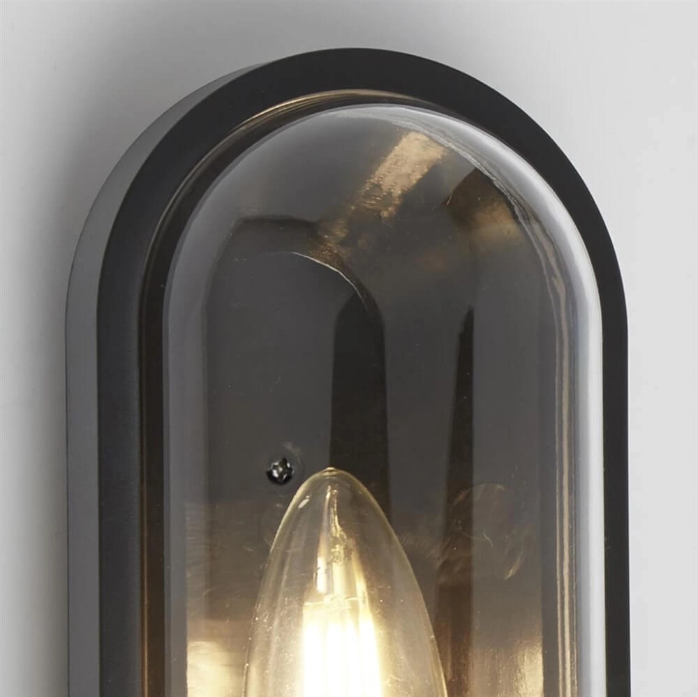 Lampe d'extérieur élégante Capsule noir Searchlight 5053423252865