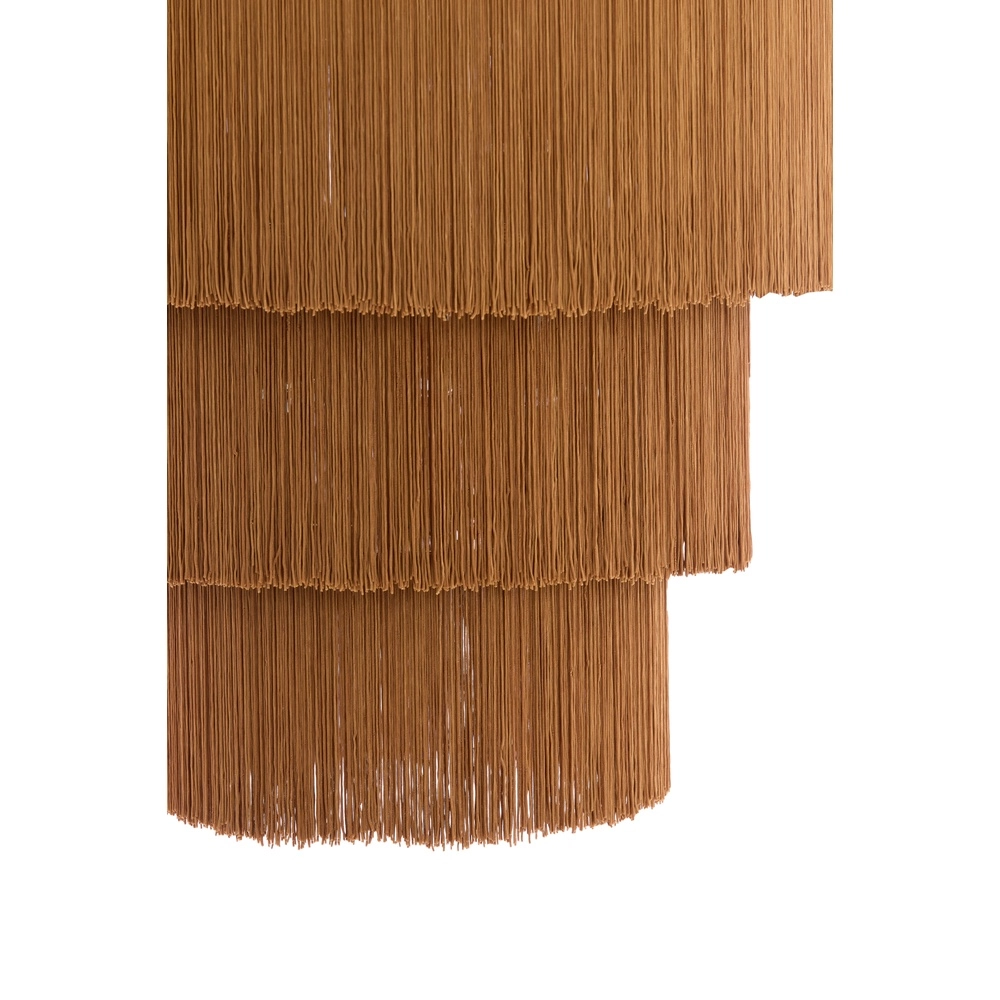 Lampe pendante à corde Malaika Ø 45cm - brun Light & Living 8717807810481