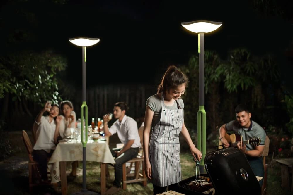 Lampe solaire Poppy debout Lutec 6939412079608