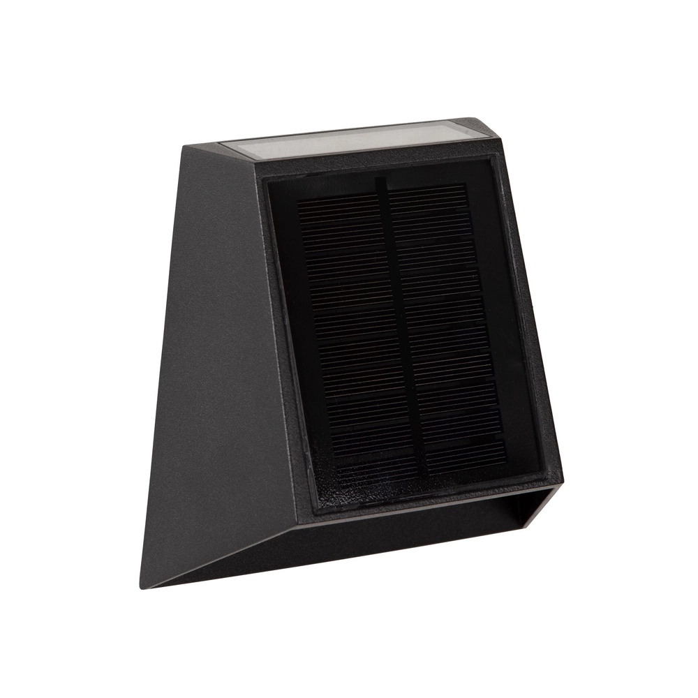 Lampe murale Luton Noir solaire