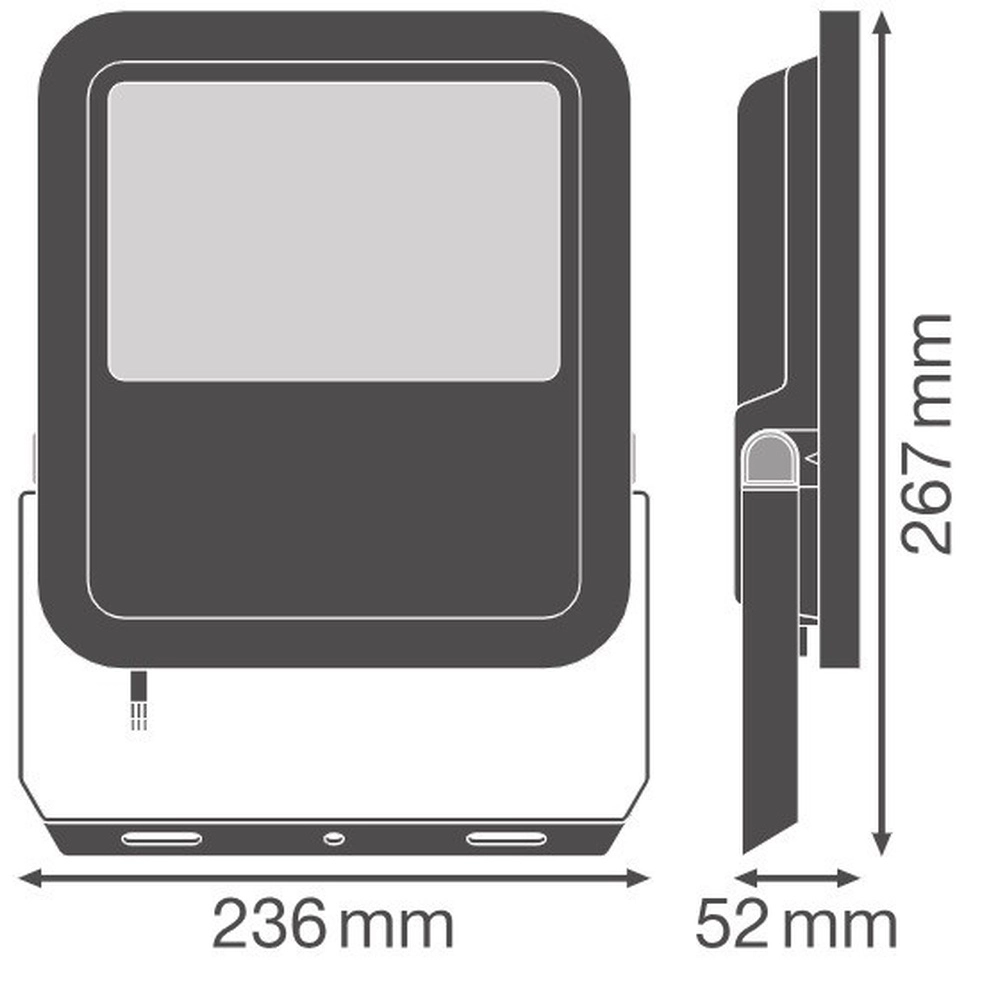 Projecteur Vance 69W - 3000K noir Lyora 4099854306082