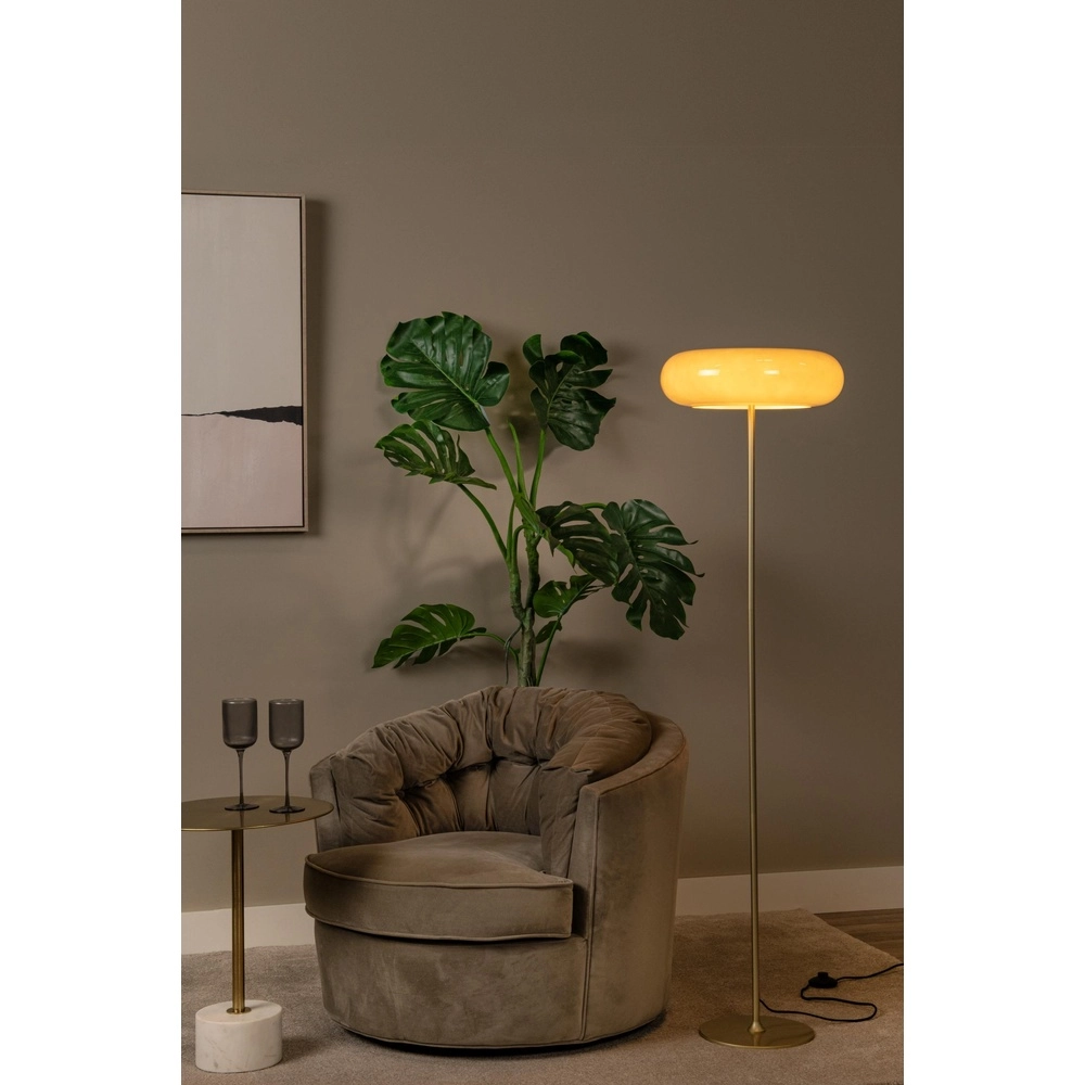 Lampe de pied Sentino Ø 40 cm taupe Lucide 5411212106377