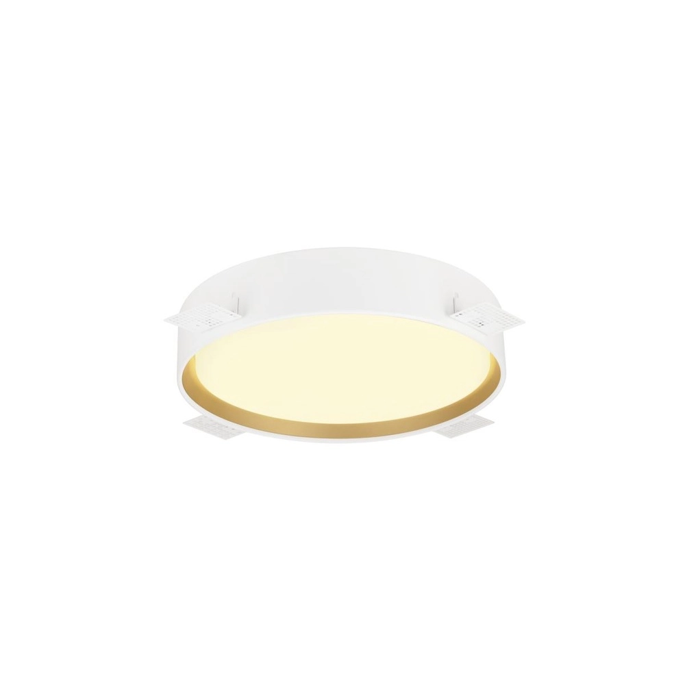 Plafonnier Decona Ø 30cm blanc avec or - 3000K/4000K SLV 4024163302975