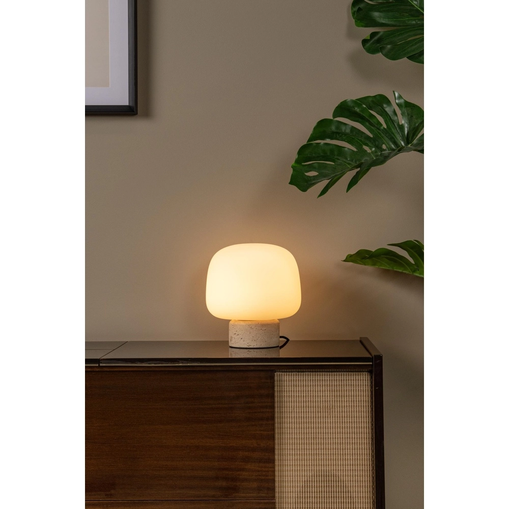 Lampe de table Japandi Anston Opal Lucide 5411212051615