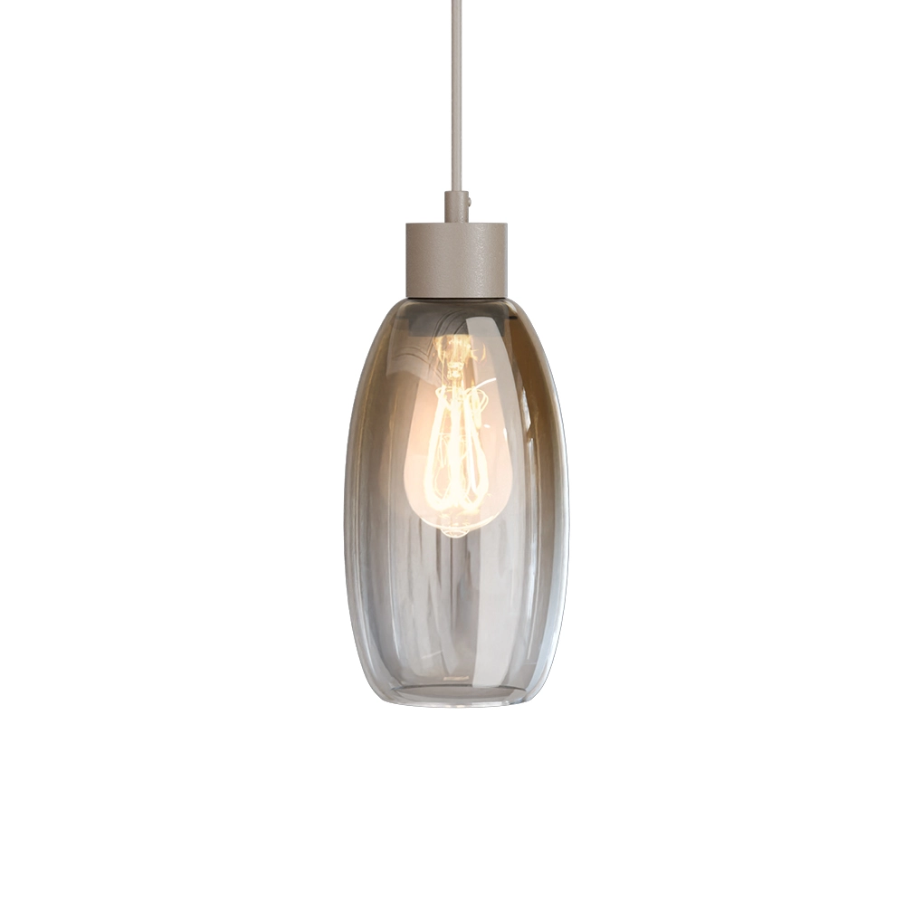 Lampe suspendue en verre Olive 3x Ø 12,5cm - sable Masterlight 8718121393940