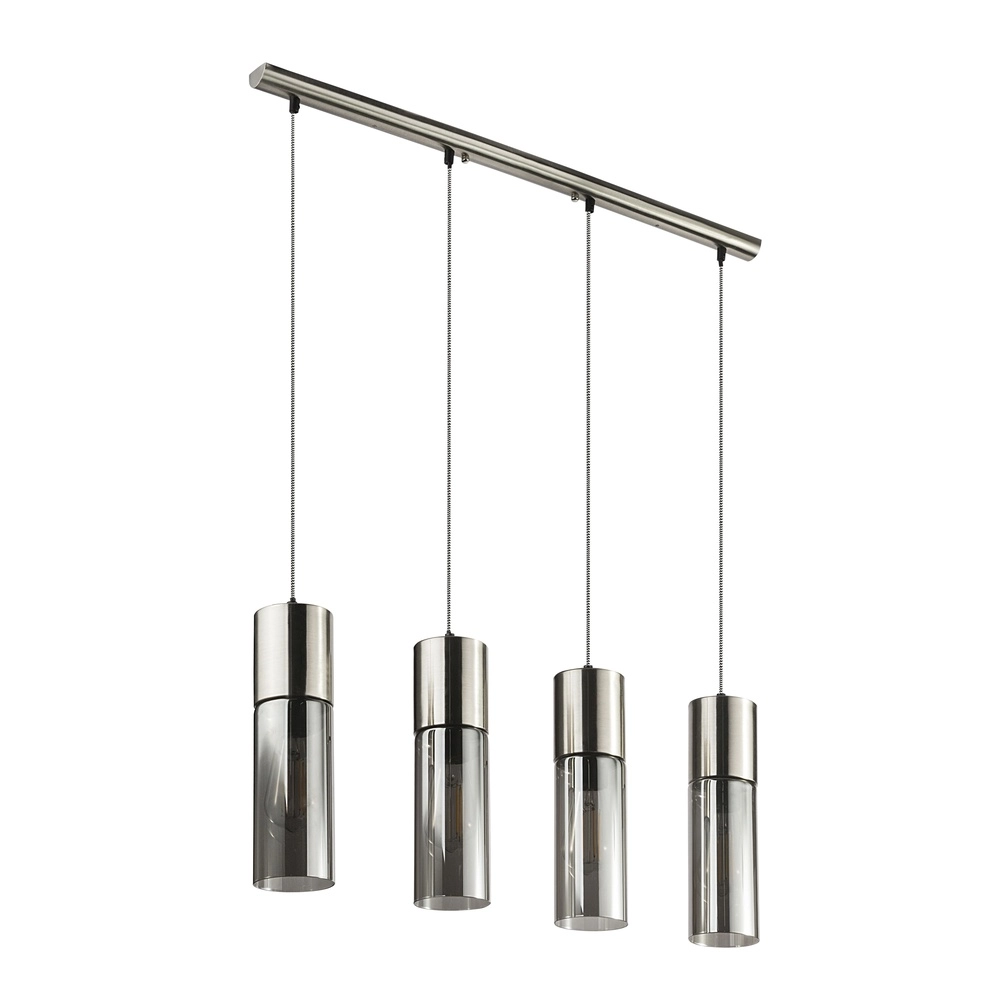 Lampe suspendue à 4 lumières Annika Conception en nickel Globo 9007371382200