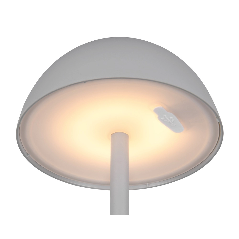 Lampe de table Ricardo gris Ø 13,5cm Trio 4017807601824