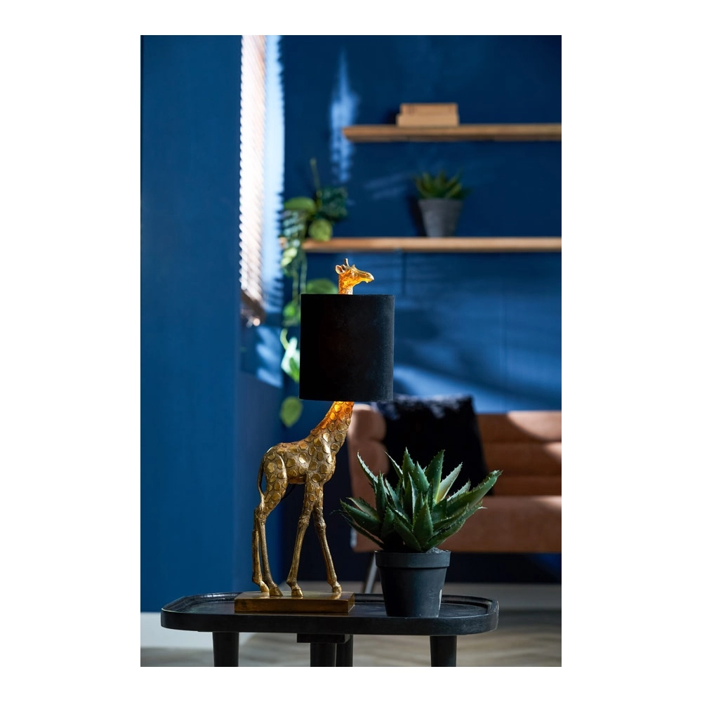Lampe de table Giraffe 61 cm bronze avec noir Light & Living 8717807609412