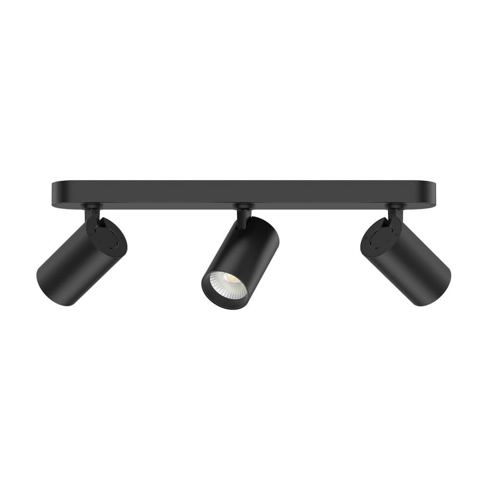 Spot LED en saillie Tevo trio - noir - 2700K Lyora 4255805301586