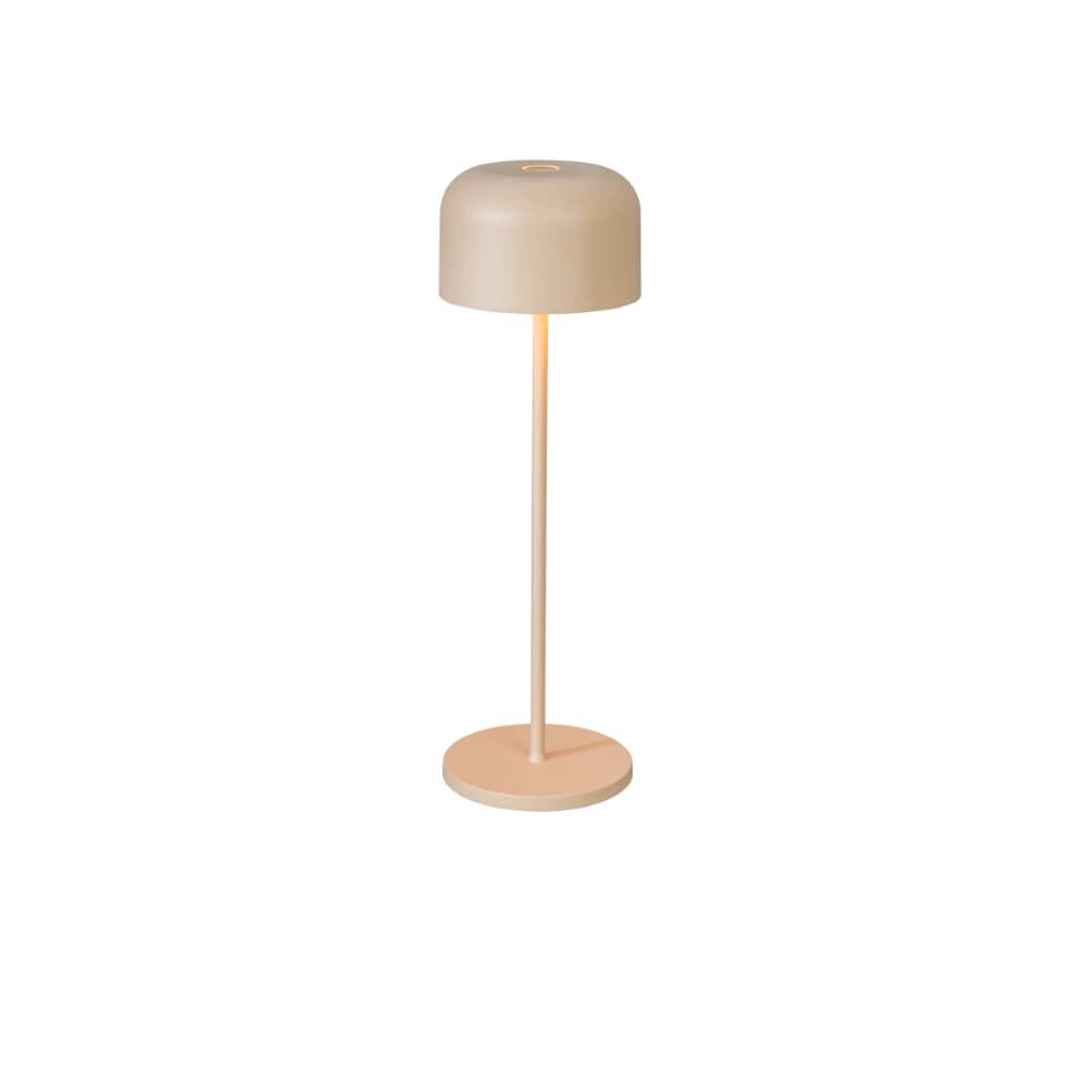 Lampe de table couleur sable Lille rechargeable Lampe de table couleur sable Lille rechargeable