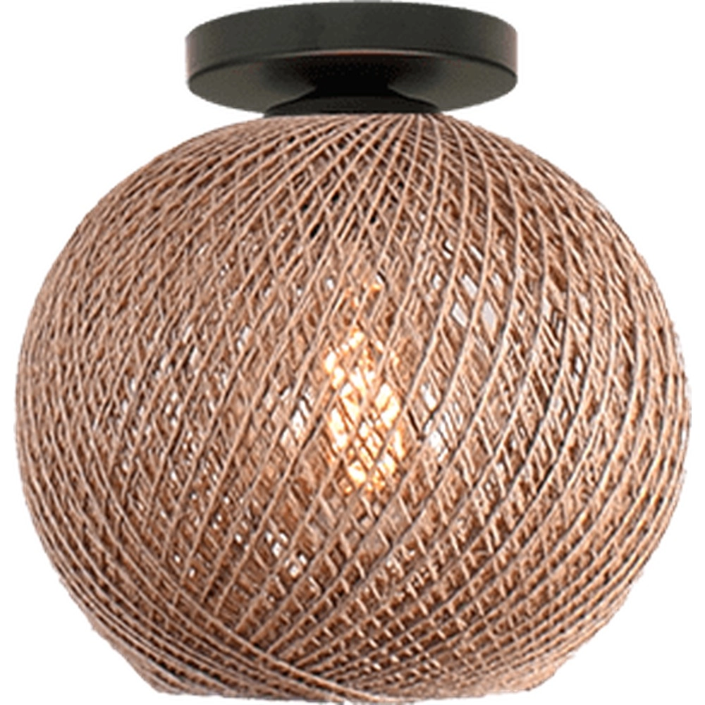 Lampe de plafond Corda rotin Ø 20cm