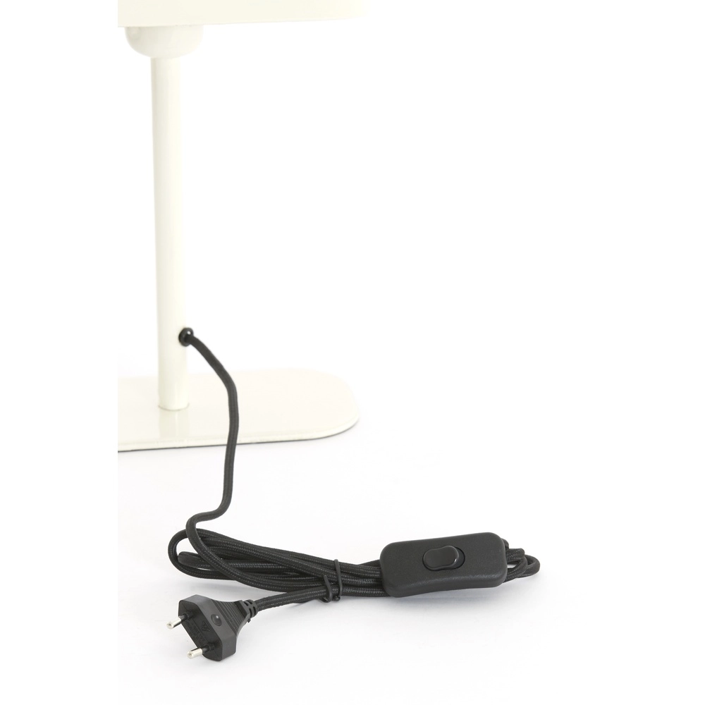 Lampe de chevet Elenie 20x10cm - crème brillante Light & Living 8717807818715