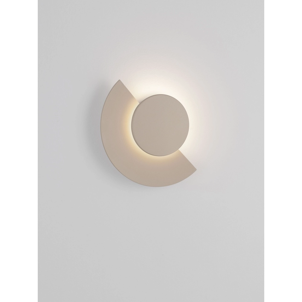 Lampe murale moderne Gloo brun sable - 2700K Lyora 5212017497284