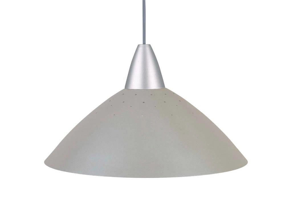Lampe suspendue gris titane Logo Ø 35cm Brilliant 4004353020285