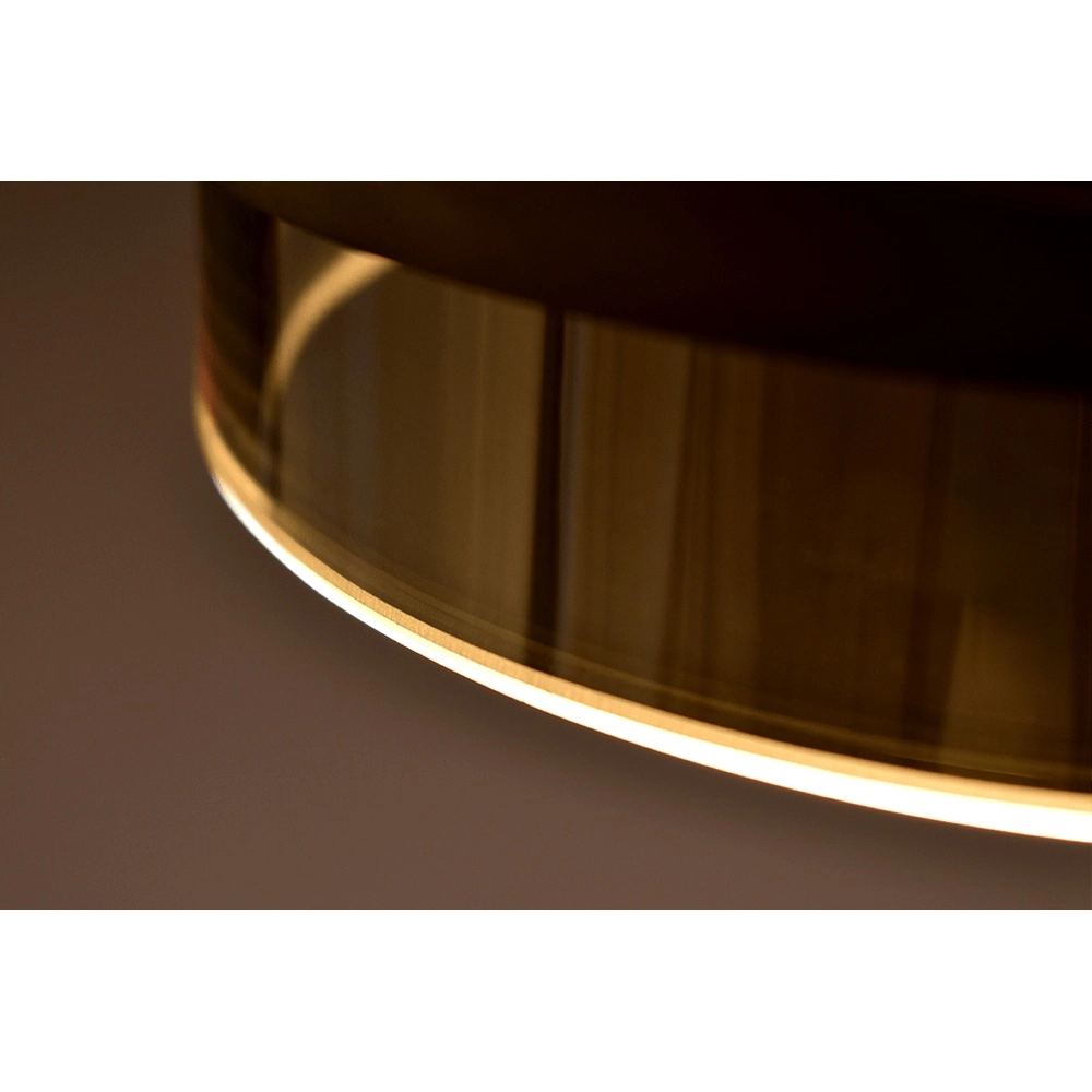 Lampe suspendue à 5 lumières Imperia Ø 50 cm noir avec or Masterlight 8718121352534