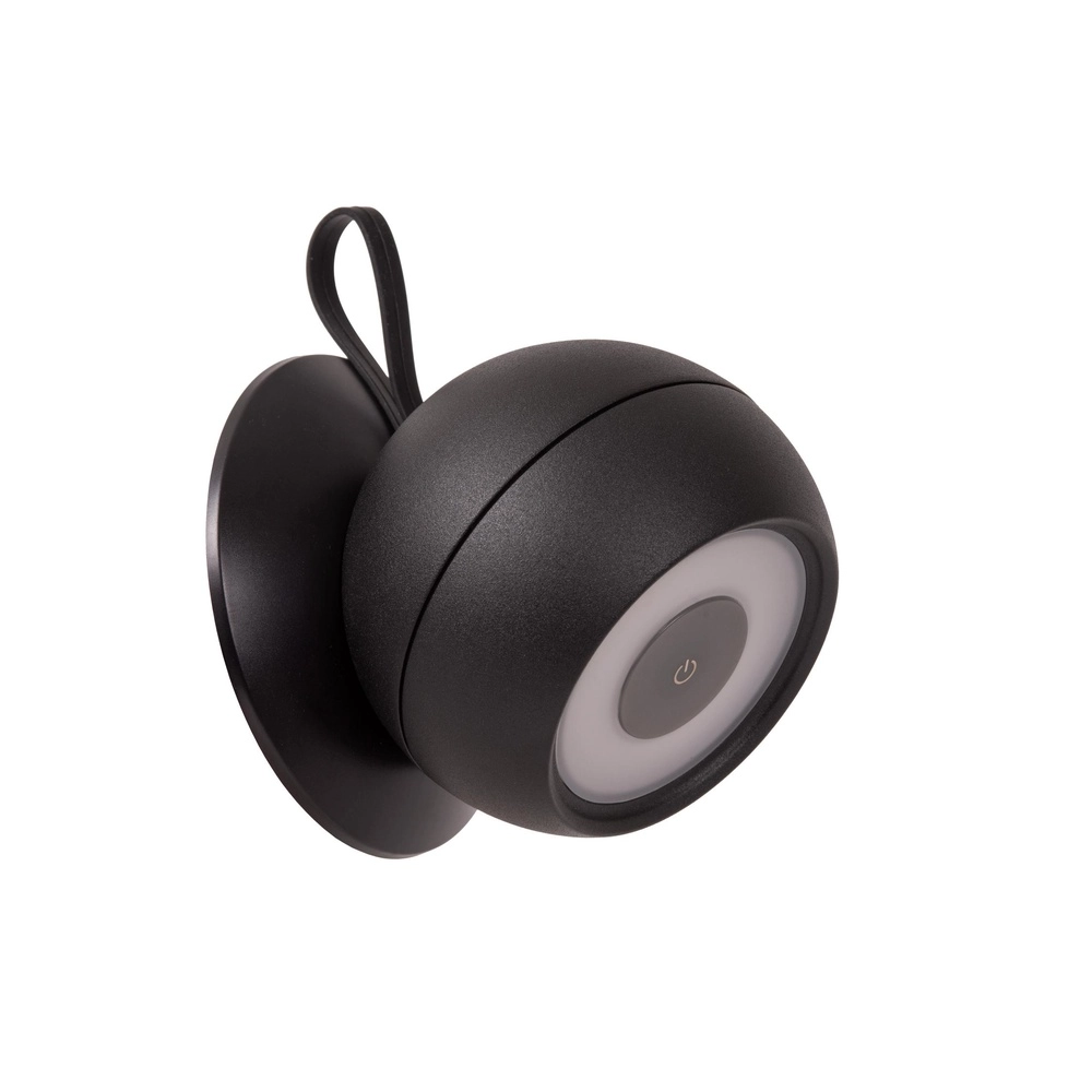 Lampe murale rechargeable Lunex Magnétique noir