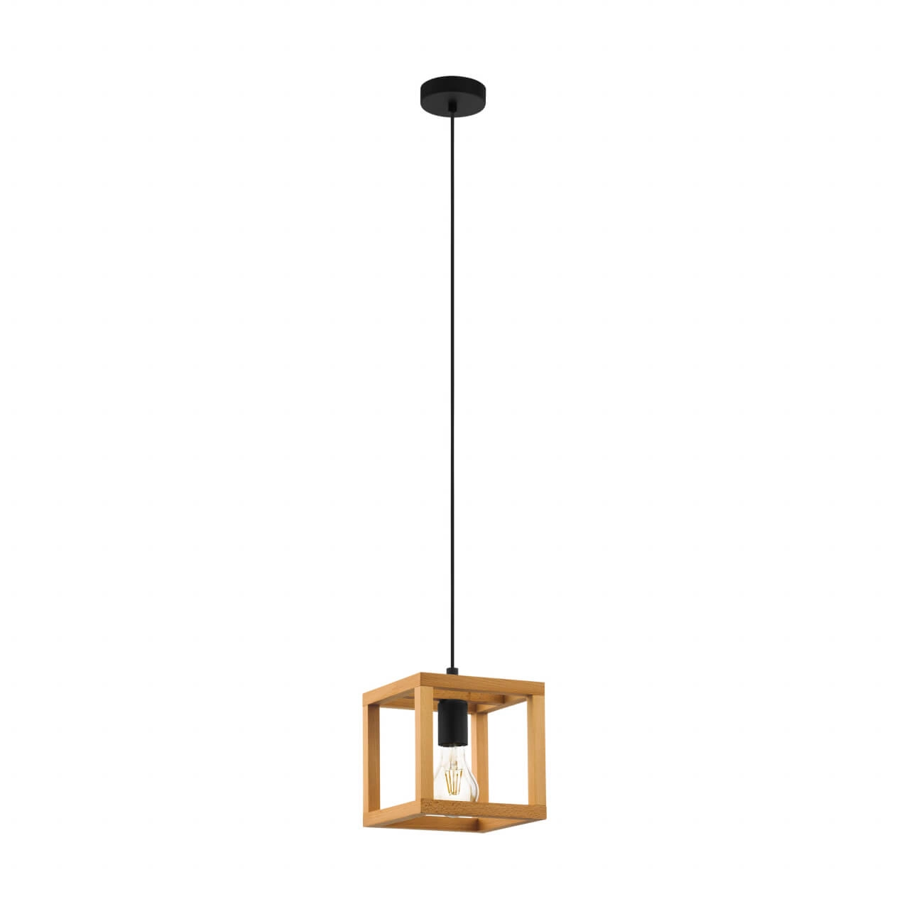 Lampe suspendue en bois Blackcrown 1 Eglo 9002759321451