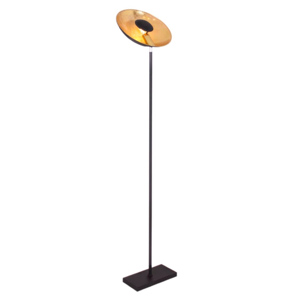 Lampe sur pied Captain noir mat 171cm Lampe sur pied Captain noir mat 171cm