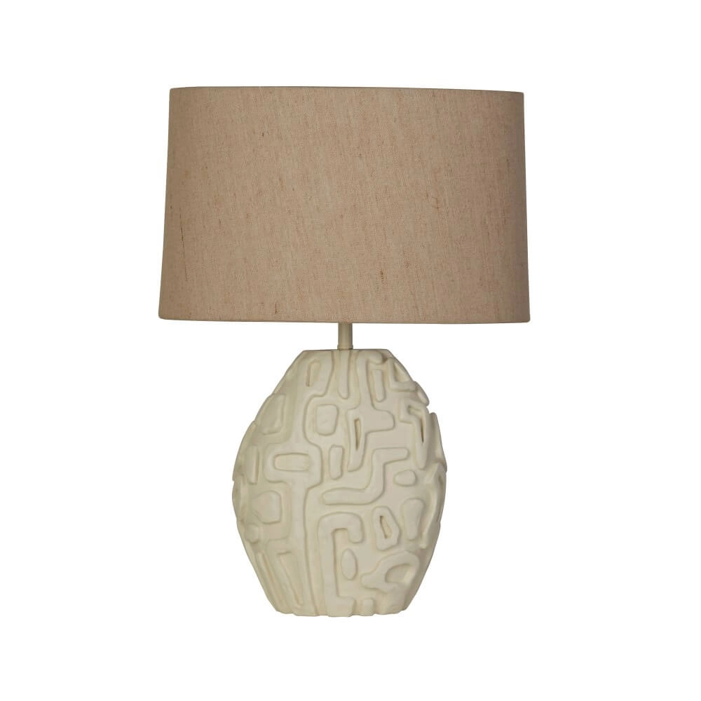 Lampe de table Adelaide crème Searchlight 5053423274041