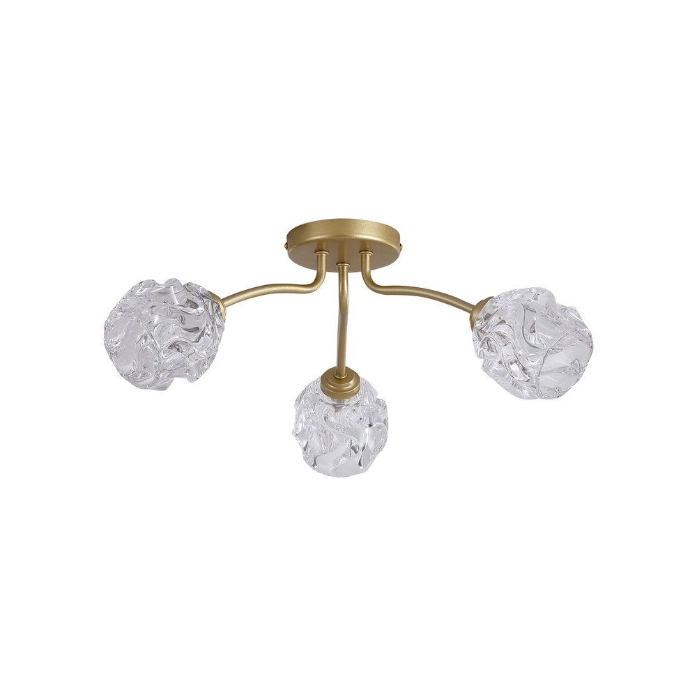 Plafonnier Astral Or 3 lumières Searchlight 5053423304069