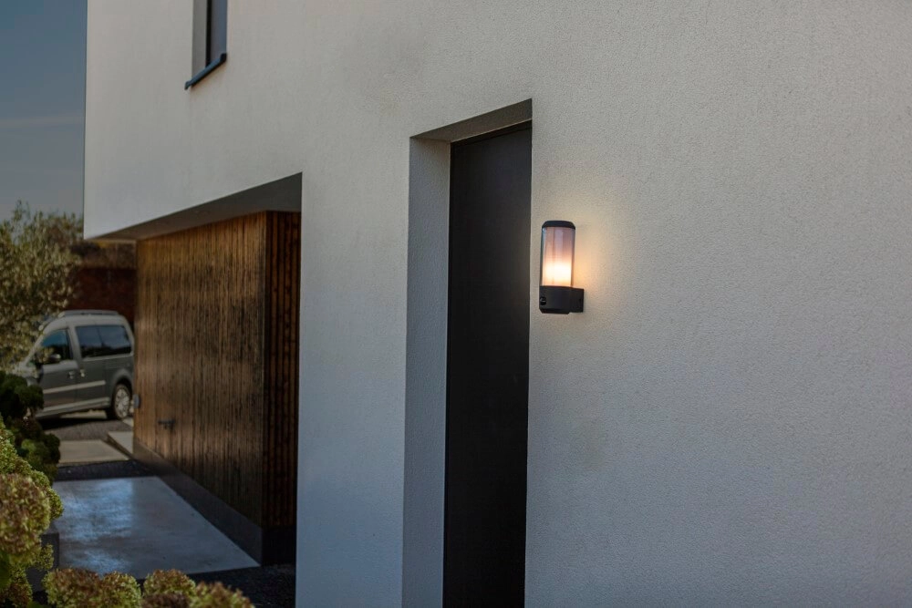 Applique anthracite Heros avec capteur Lutec 6939412014920