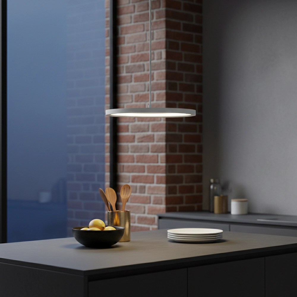 Suspension élégante Andria blanc Ø 40cm