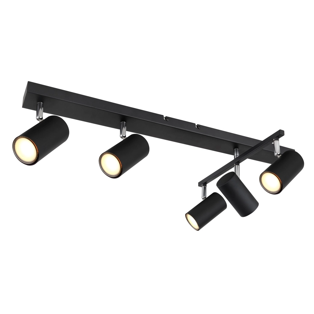 Lampe de plafond à 5 lumières Robby Noir Globo 9007371439577