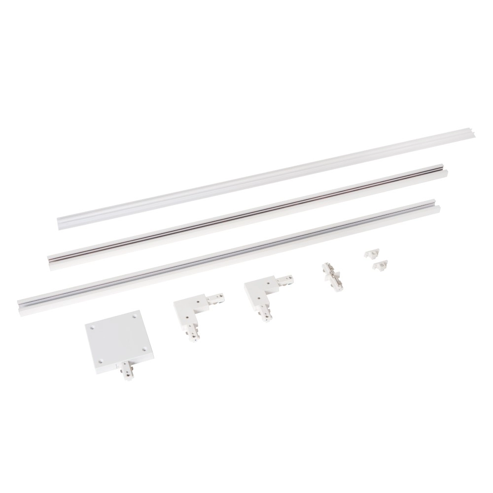 Kit de démarrage d’éclairage sur rail Track Blanc monophasé
