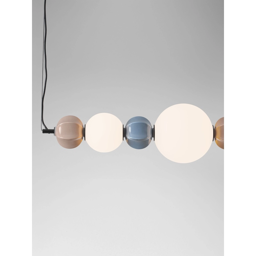 Lampe pendante unique Dazz Couleurs multiples horizontales Lyora 5212017495242