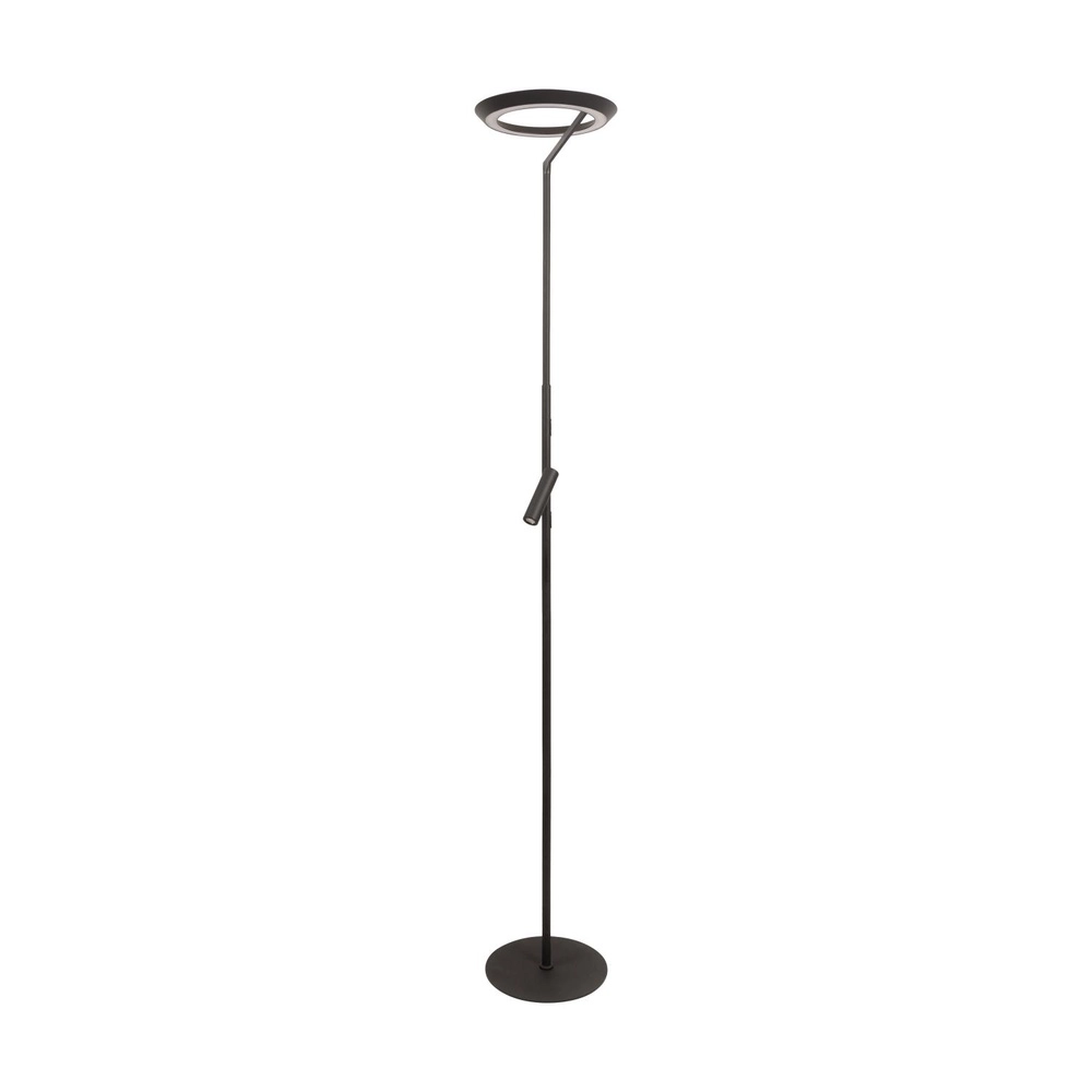 Lampadaire de conception Celeste noir Ø 28cm avec lumière de lecture