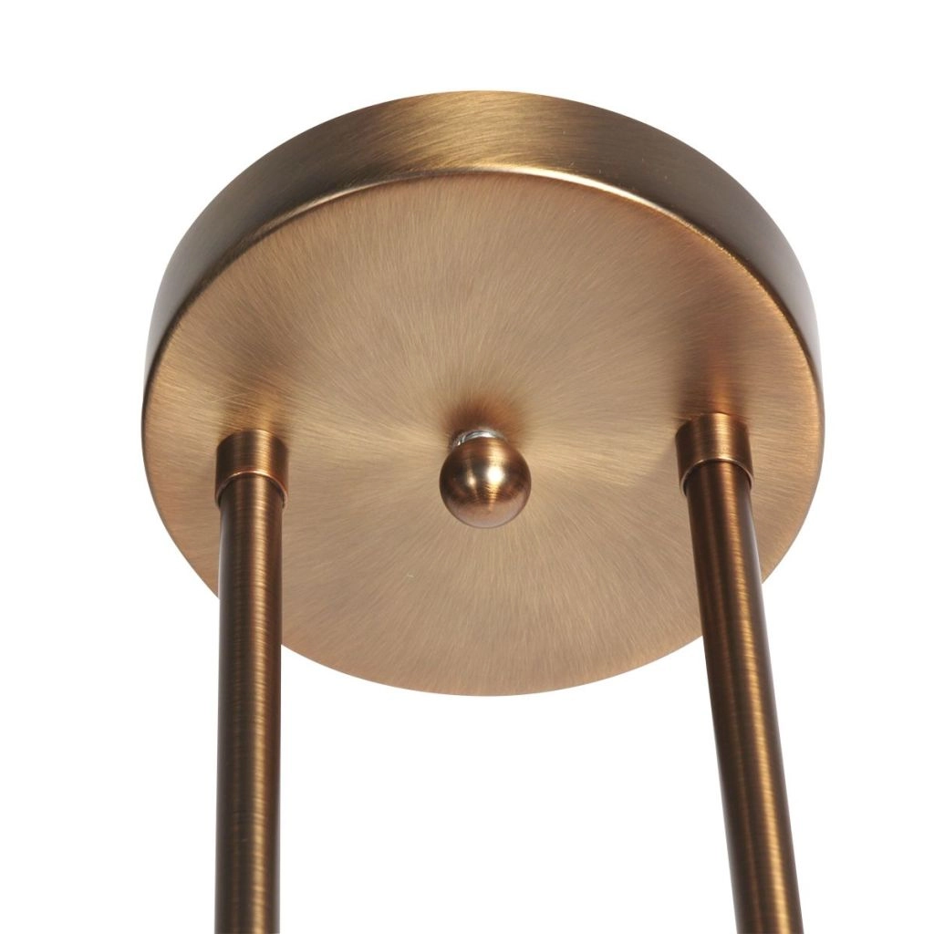 Lampe pendante classique Anthea Bronze 2 lumières Steinhauer 8712746180206