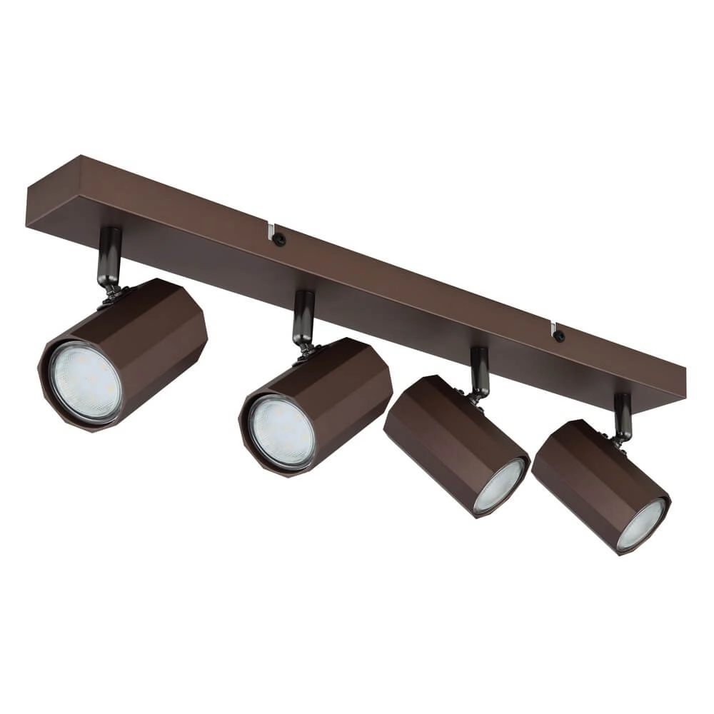 Plafonnier en bronze James 4 lumières Globo 9007371456888