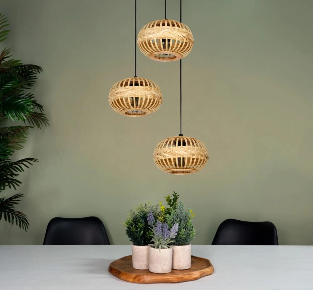 Lampe suspendue Vide Amsfield 1 3 lumières Eglo 9002759438647