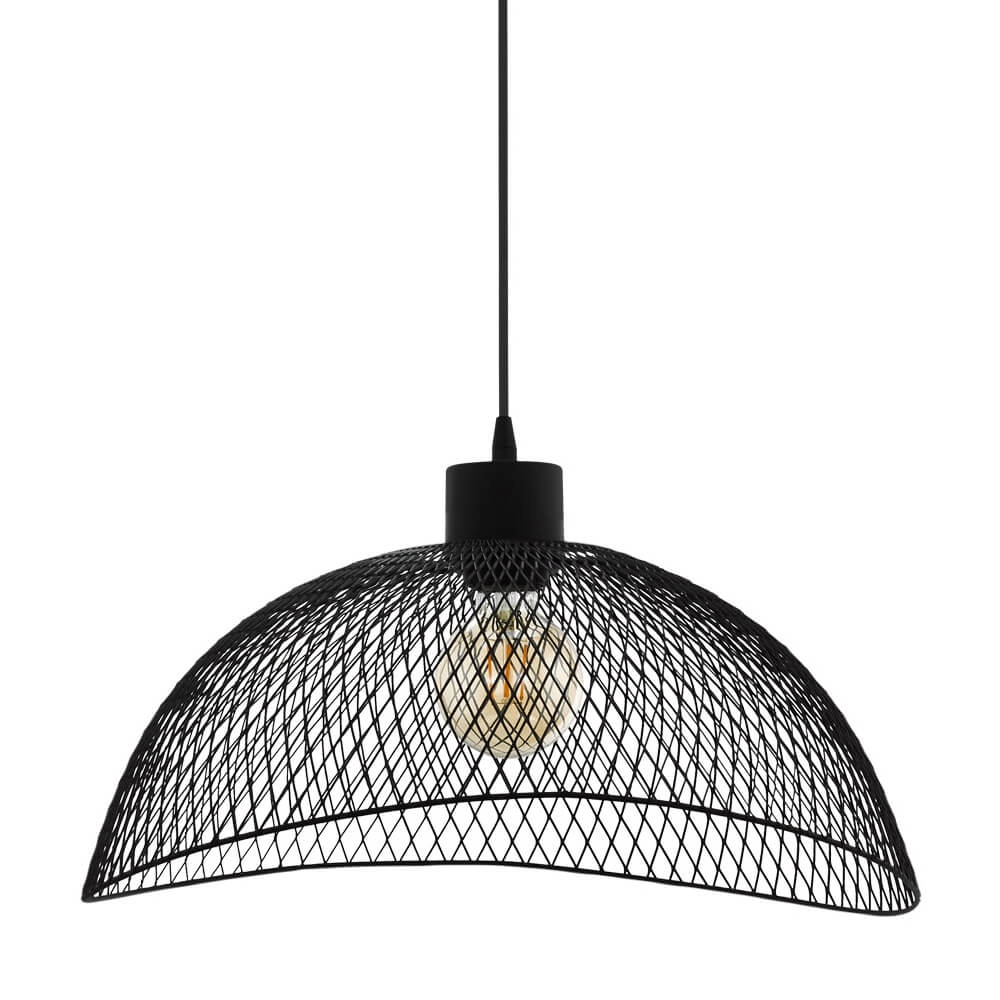 Lampe à suspension Pompeya 45cm noir Eglo 9002759433048