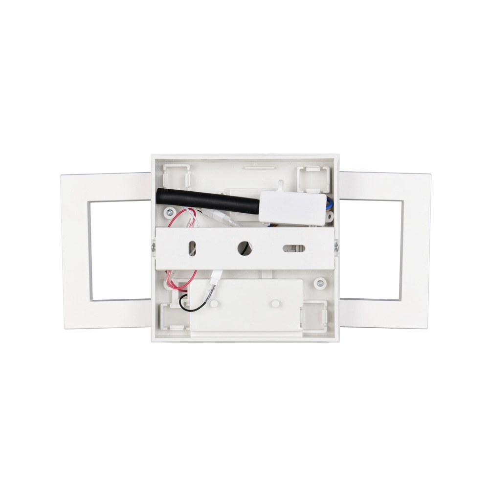 Lampe de plafond à design Cemi Blanc carré Trio 4017807704303