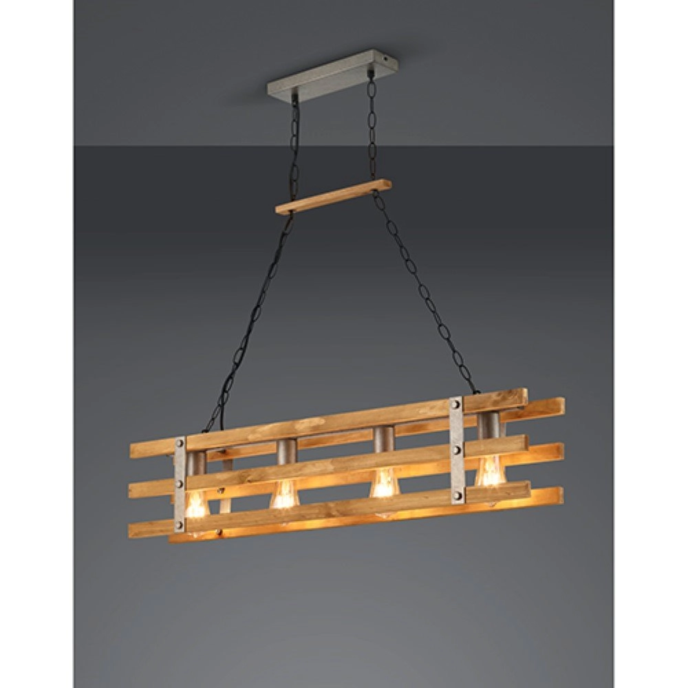 Lampe à suspension vintage Khan Trio 4017807441093