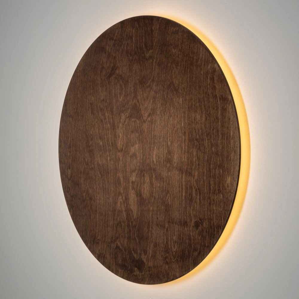 Applique murale Ring Timber XXL Bois LED Lyora 5903139111782