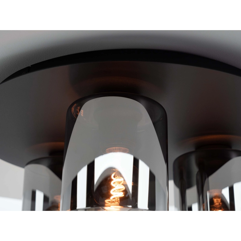 Lampe de plafond Gorosiba 1 Ø 45cm - avec verre fumé Eglo 9002759996314