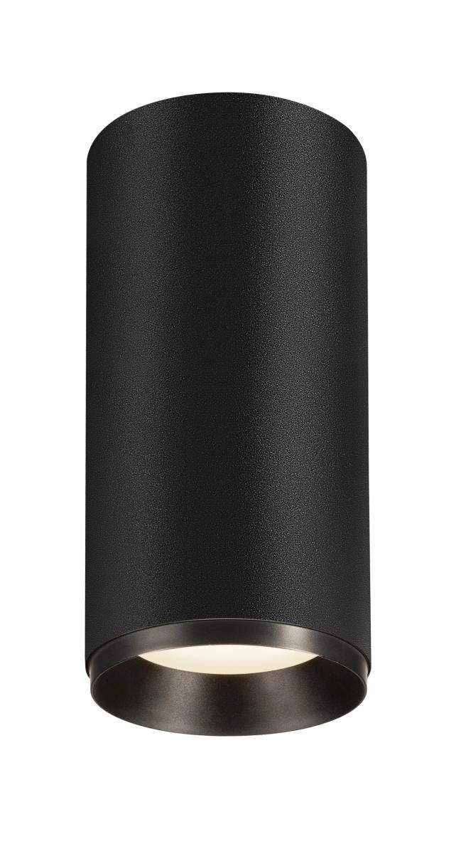 Spot en saillie Numinos L cylindre noir 4000K - 24 deg