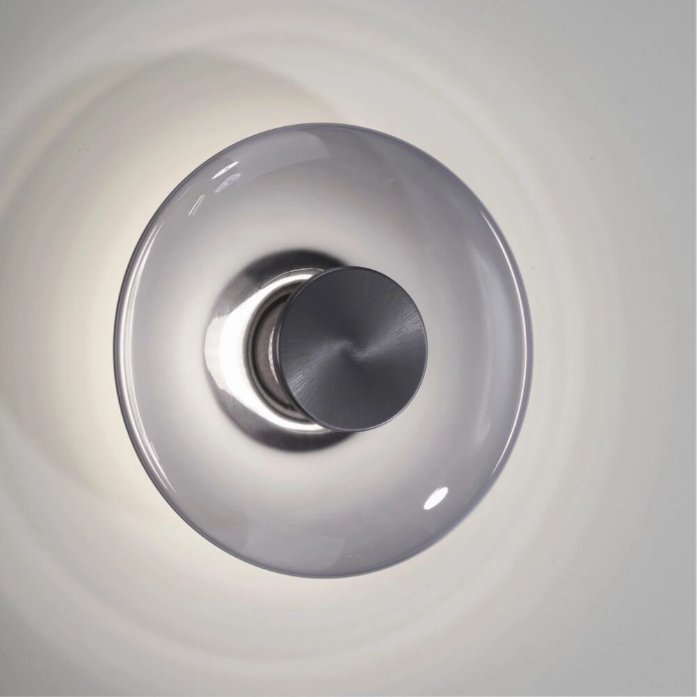 Applique design Pure Vitrum gris Paul Neuhaus 4012248382622