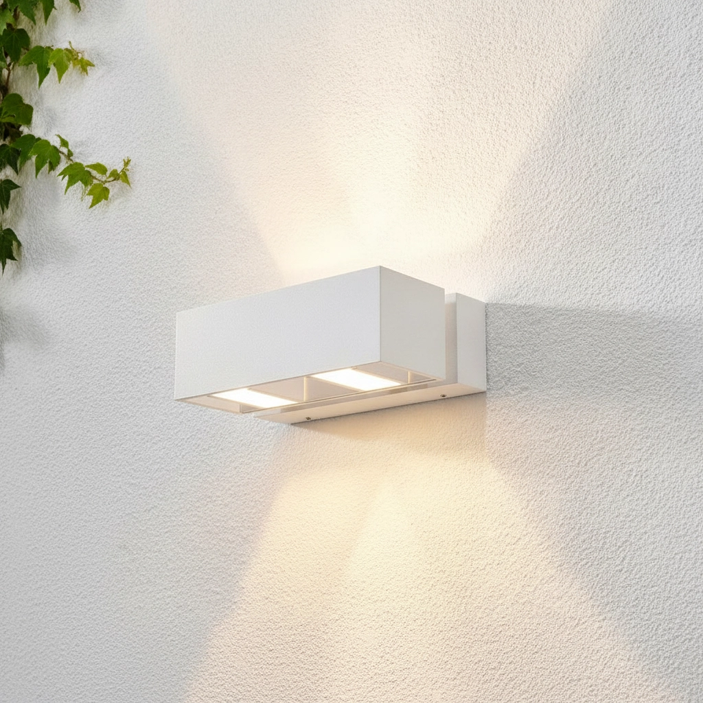 Spot LED double Bfeld 2 lumières - blanc