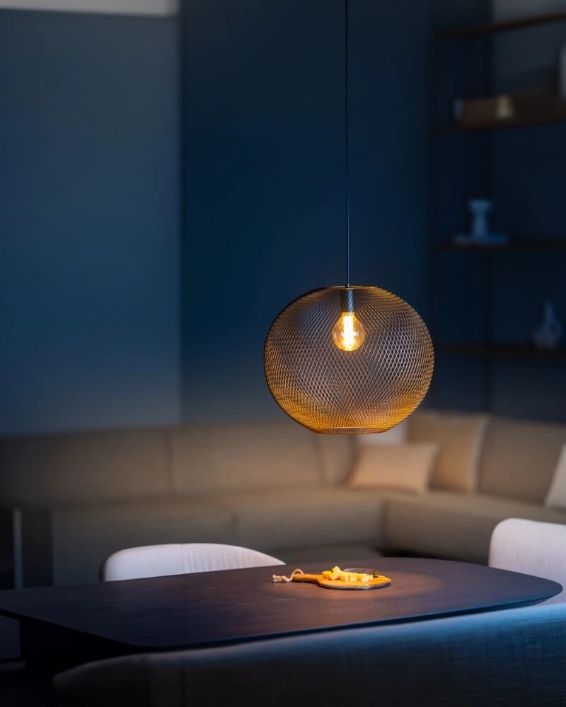 Suspension marron Billie design Ø 30cm ETH 8720195308836