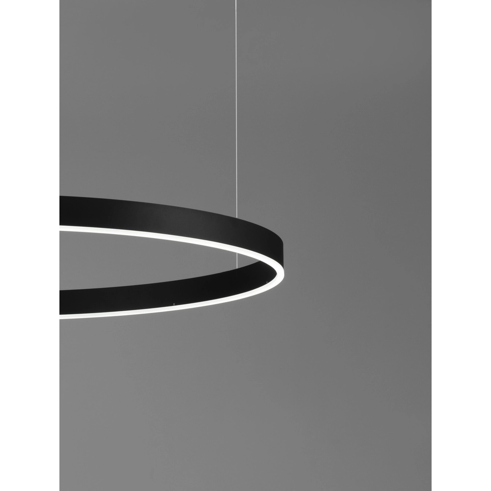 Suspension Motif noir Ø 150cm 3000K Lyora 5212017439291