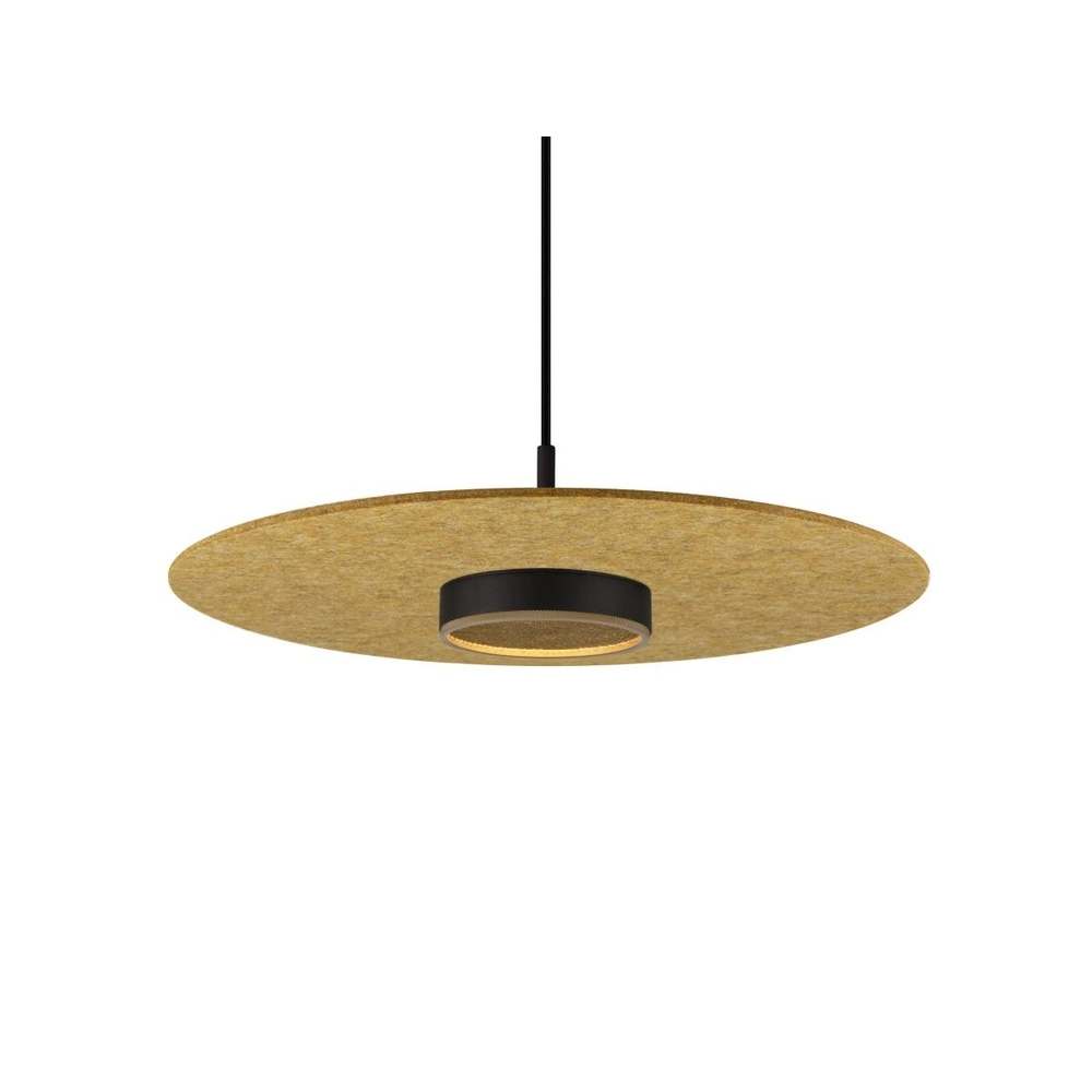 Capuche en feutre Grip! Flat Ø 50 x 0,6cm ocre jaune SLV 4024163316163