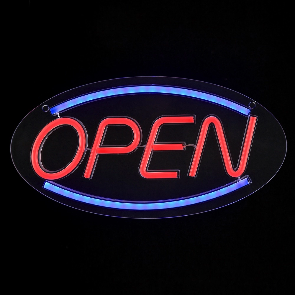 Lampe murale au néon Neon-Tales « Ouvert » Brilliant 4004353477850