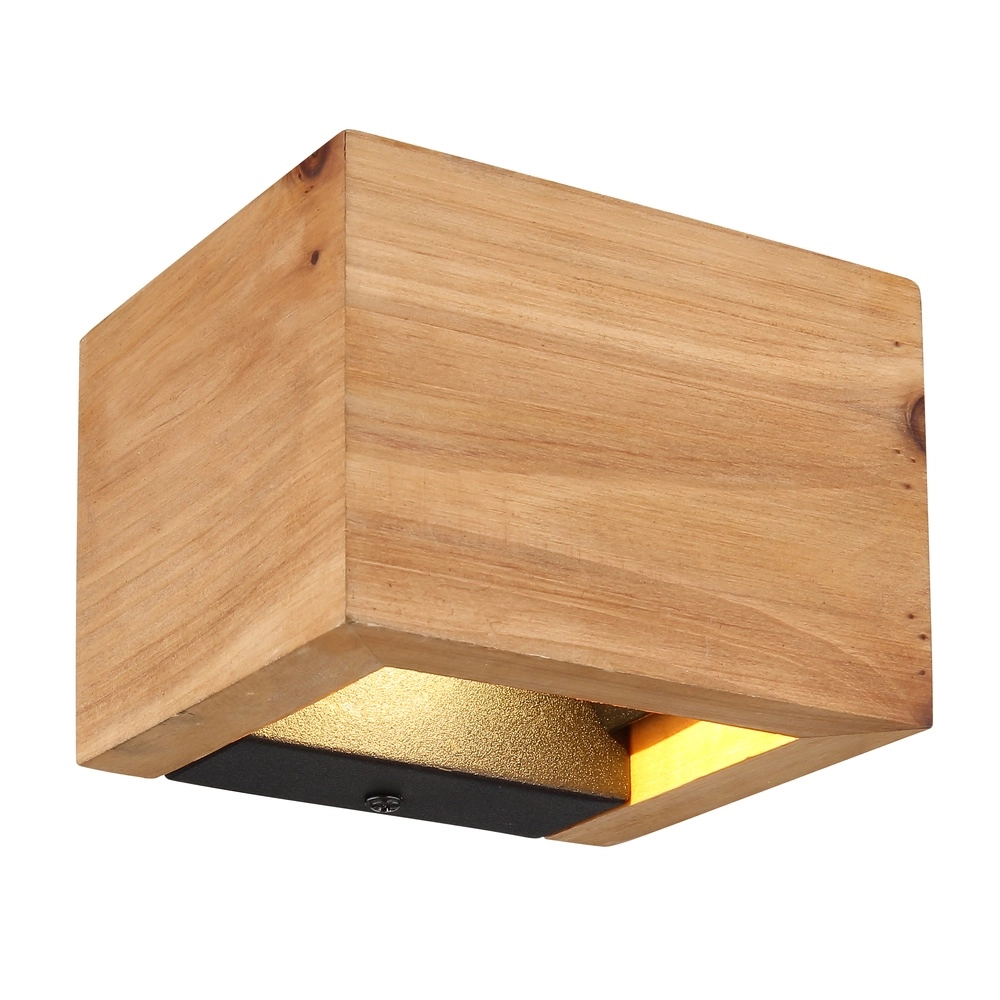 Lampe murale en bois Alina Haut et bas Globo 9007371442591
