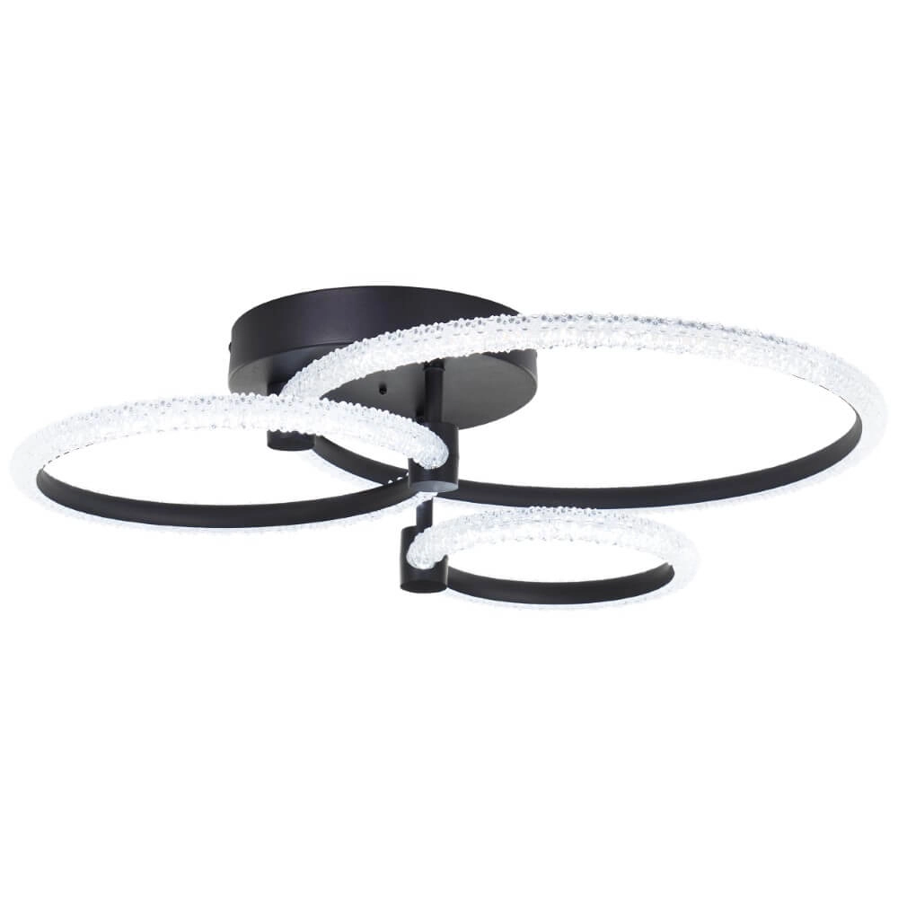 Plafonnier rond Aydin blanc Brilliant 4004353442087