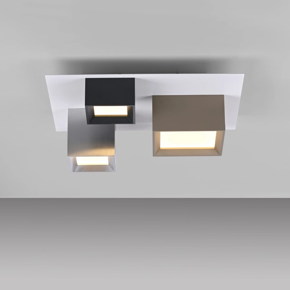 Lumière LED de plafond Pure Manhattan 3-lumière Paul Neuhaus 4012248396872